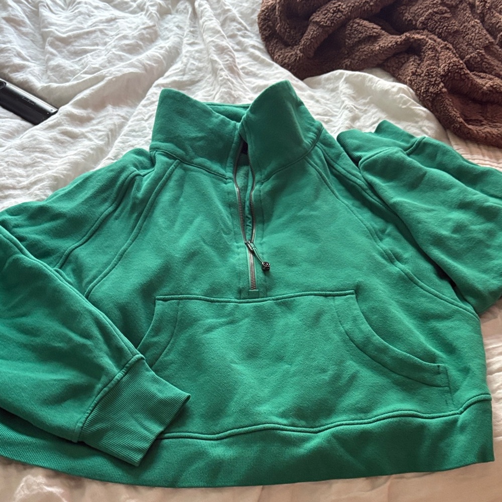 Scuba Oversized Funnel-Neck Half Zip